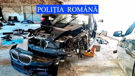 Mașină de lux furată din Marea Britanie, descoperită la o firmă din Neamț