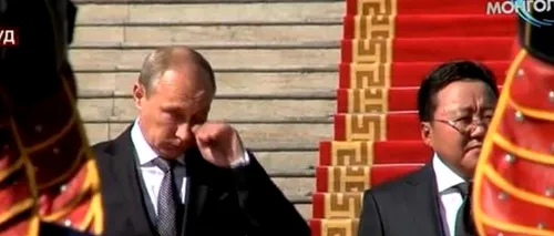 Vladimir Putin a plâns în Mongolia, în timpul unei ceremonii oficiale