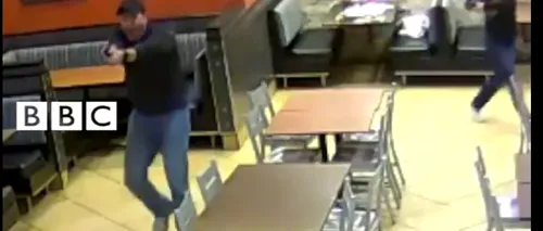 Cel mai ghinionist hoț! A încercat să jefuiască un fast-food unde cina un cuplu de polițiști: Ne-am înțeles din priviri