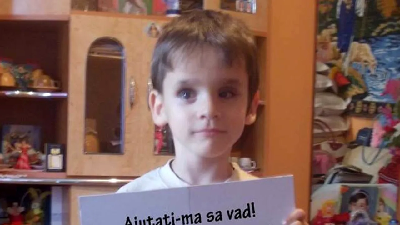 Apel umanitar: Ajutați acest copil să vadă