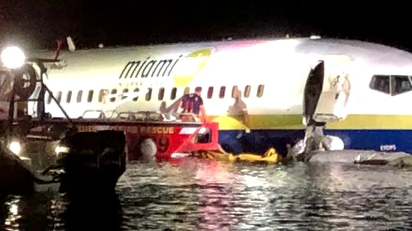 Un Boeing 737 cu 136 de persoane la bord a intrat într-un râu din Florida, nu există victime