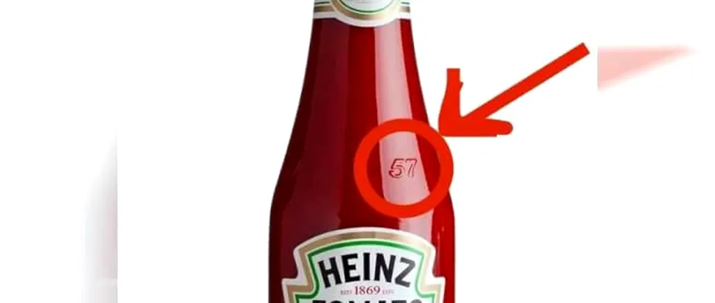 Ce indică, de fapt, numărul care apare pe toate sticlele de ketchup? Puțini români știu acest lucru