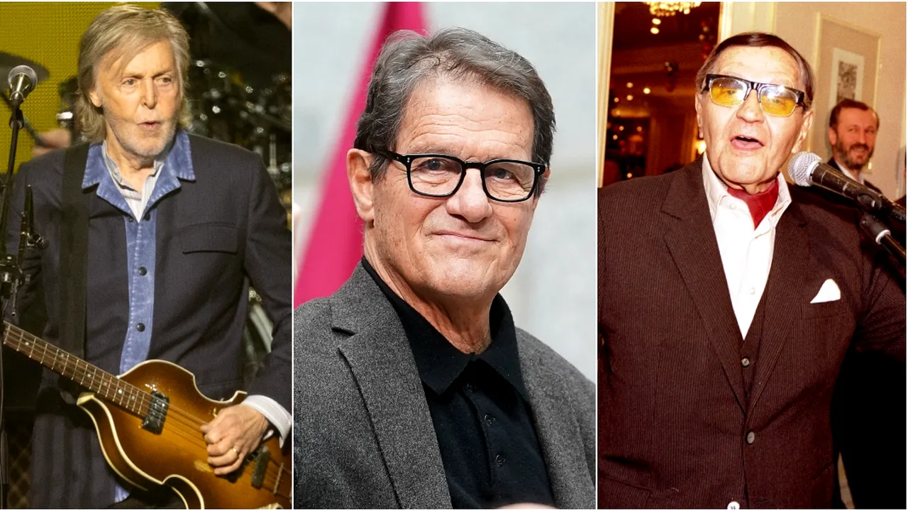 18 Iunie, calendarul zilei: Paul McCartney împlinește 84 de ani, Fabio Capello 80. Se stinge Gică Petrescu