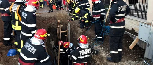 UPDATE | Muncitorul surprins de un mal de pământ, în Corbeanca, a fost scos fără viaţă. Bărbatul avea 59 de ani şi era din judeţul Constanţa