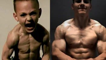 Ce face acum „micul Hercule”, la 21 de ani. Nu a făcut o carieră din culturism