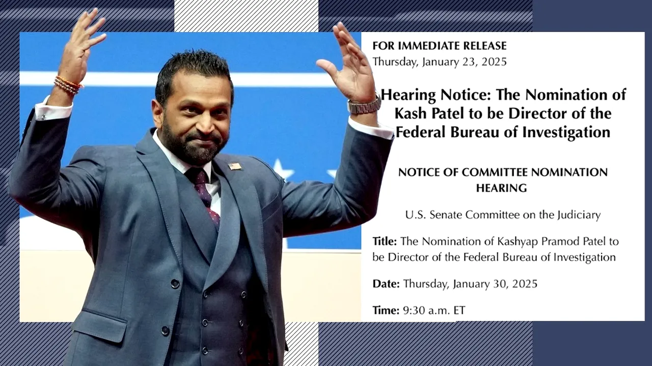 Kash Patel, propunerea lui Donald Trump pentru CONDUCEREA FBI, este audiat de Comisia Juridică a Senatului american