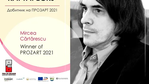 Mircea Cărtărescu a fost declarat cel mai bun scriitor din Balcani, în 2021