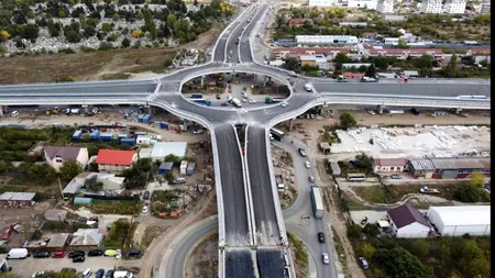 GALERIE FOTO | Pasajul Domnești este aproape gata. Cum arată acum cel mai așteptat pod de pe Centura Capitalei și când se va circula pe el