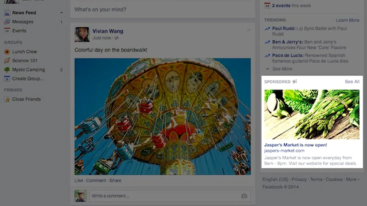 Facebook schimbă modul în care sunt afișate reclamele pe site