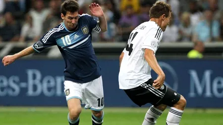 SLOVENIA-ROMÂNIA 4-3, GERMANIA-ARGENTINA 1-3, ANGLIA-ITALIA 2-1. Rezultatele meciurilor amicale de miercuri