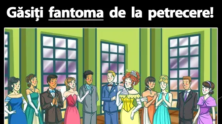 Test IQ cu 10 intrebări dificile | Prima: Cine este fantoma de la petrecere?