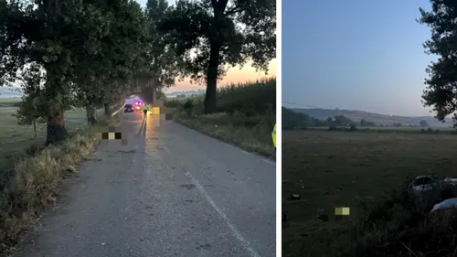 Tragedie pe o șosea din Vrancea: O fată de 14 ani și alți doi tineri de 18 și 19 ani au murit, după ce maşina în care se aflau s-a izbit de un copac