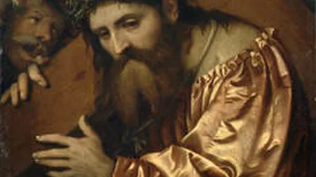 Surpriză pentru enoriașii bisericii din curtea spitalului din Bârlad: Cine a apărut pictat alături de Iisus