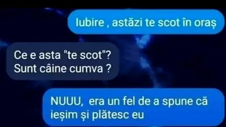 Bancul de duminică | „Iubire, astăzi te scot în oraș”