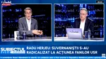 Radu Herjeu dă vina pe USR pentru reacțiile radicale din sfera politică. „Suveraniștii s-au radicalizat la acțiunile fanilor USR.”