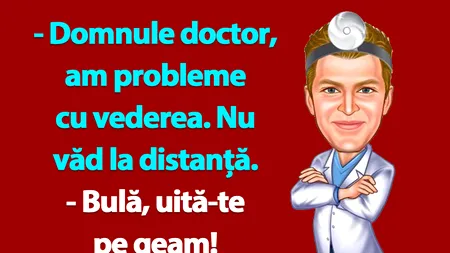 BANC | Bulă are probleme cu vederea