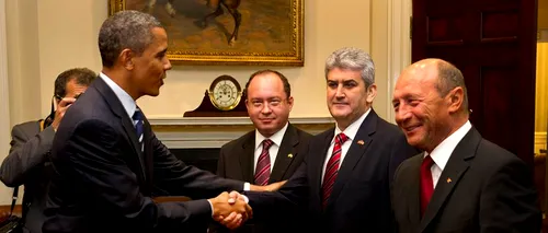 Traian Băsescu, despre poza trucată de Gabriel Oprea, ca să dea și el mâna cu Obama