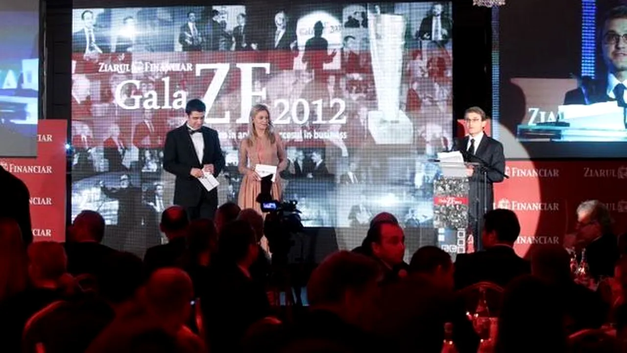 Cele mai valoroase companii din România, premiate la Gala Ziarul Financiar 2012