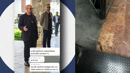 Piedone a închis cantina de la Arhitectură: Îmi pare rău, dar n-o să se mai servească astăzi! Uitați-vă la jegul din interior!