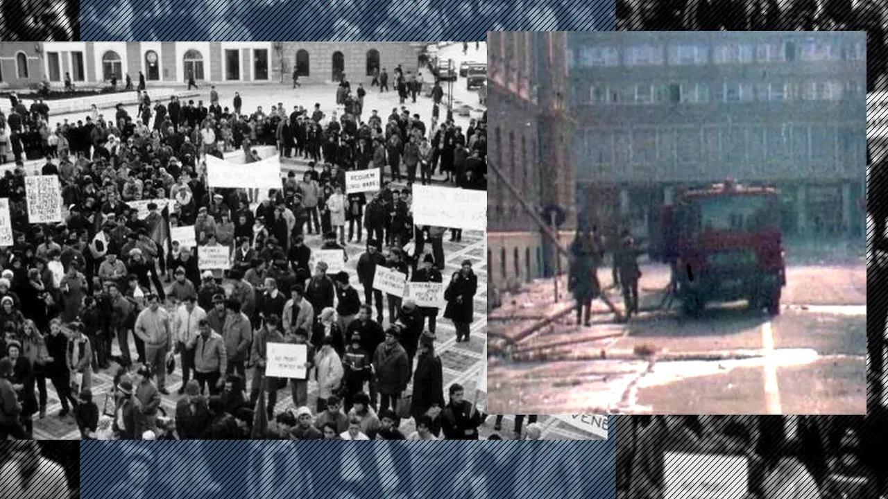 EXCLUSIV VIDEO | Revolta Anticomunistă de la Brașov, din 15 noiembrie 1987, simbolul spălării de lașitatea colectivă. Mărturiile cutremurătoare ale protestatarilor torturați, condamnați și deportați pentru curajul de a striga ”Jos Ceaușescu!”