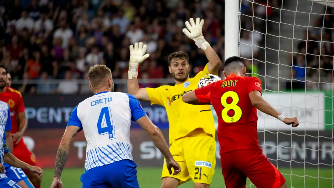 Universitatea Craiova, EXECUTATĂ în Ghencea! FCSB este din nou lider în Superliga