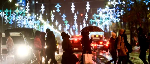 Se aprind luminițele de Crăciun în București. Care este tema decorului festiv din Capitală în acest an