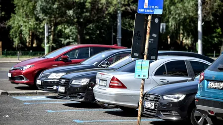 Scandal într-o parcare din București. Un bărbat a fost agresat cu un CUȚIT / Principalul suspect a fost prins de poliție și dus la secție