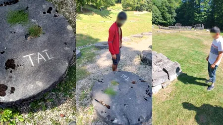 Sarmizegetusa Regia, vandalizată de turiști străini. Poliţiştii au deschis dosar penal