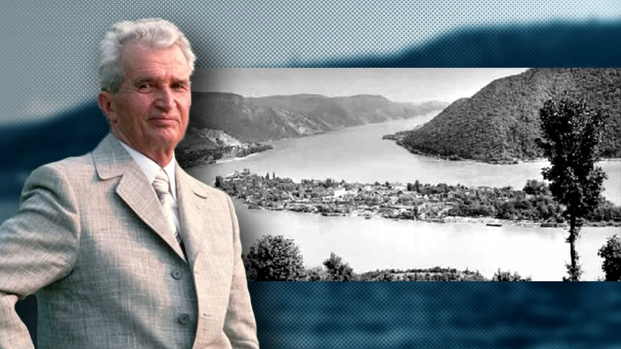 „Insula Fortăreață” care a fost scufundată de CEAUȘESCU pentru a construi centrala „Porțile de Fier 1”