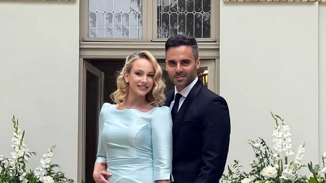 FOTO / Fosta gimnastă Sandra Izbașa a făcut nunta. A arătat fabulos în rochia de mireasă!