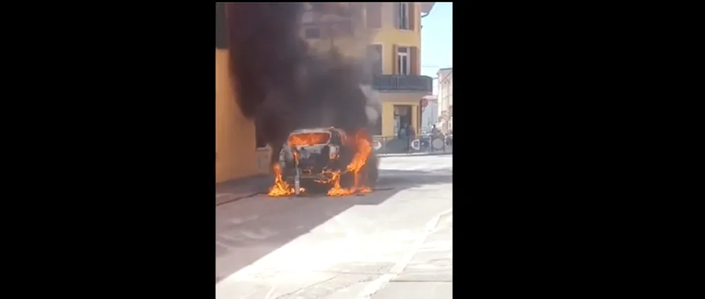 Mai mulți muncitori români sunt eroi în Italia, după ce au salvat o italiancă din mașina în flăcări. „S-au repezit cu stingătoarele în mână”