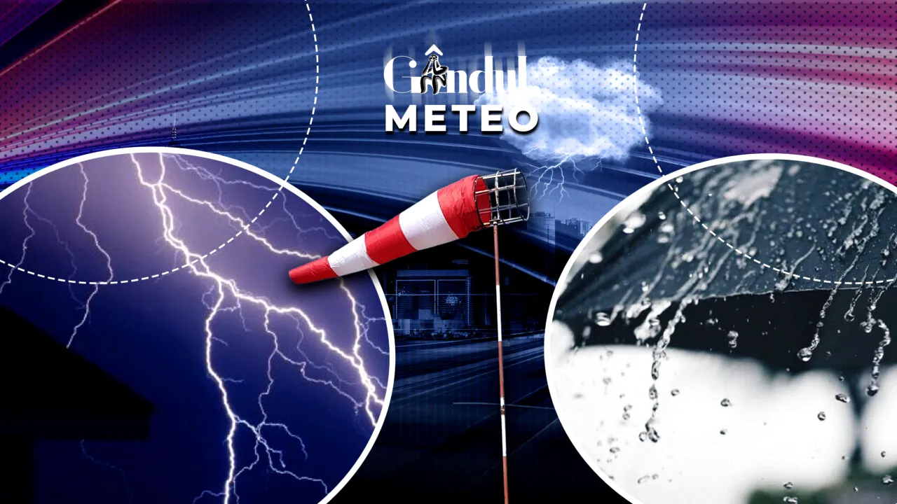 Când scăpăm de ploi și furtuni. Prognoza meteorologilor ANM, pentru Gândul
