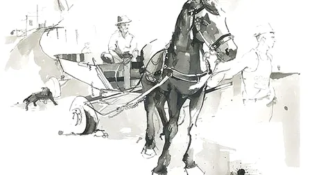 Frumusețea și fragilitatea satelor din Carpați, surprinse de un artist britanic. „În satele medievale mașinile sunt nefolositoare