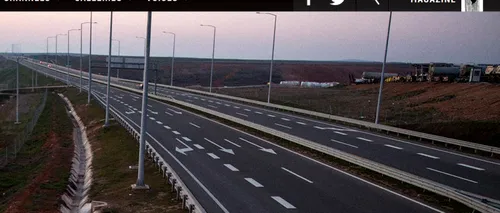 CNADNR anunță 80 - 90 de kilometri de autostradă deschiși circulației în 2015
