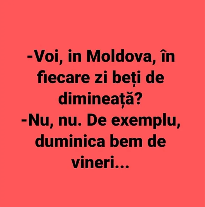 BANCUL ZILEI | Cum se bea în Moldova, de fapt