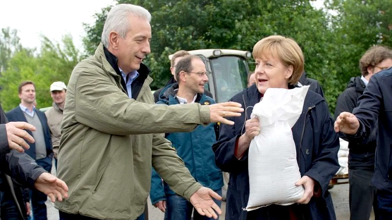 GALERIE FOTO: Lideri ai lumii, la inundații