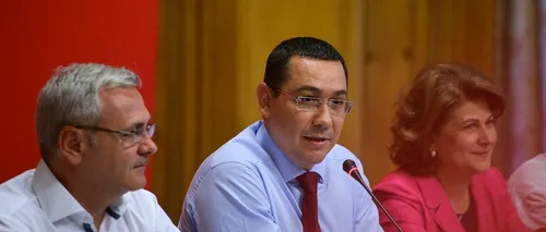 Ponta: PSD e liber să aleagă pe cine vrea. Nu-mi dau demisia de la Guvern 