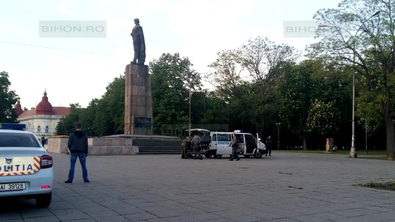 O geantă uitată într-un parc din Oradea, detonată