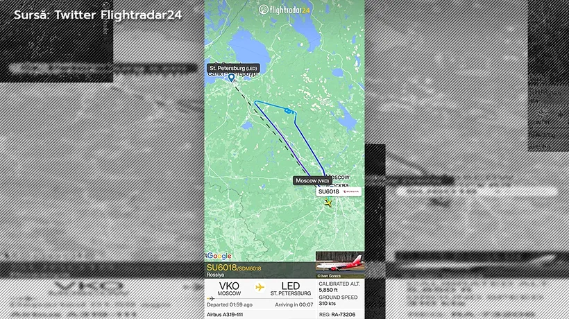 UPDATE: Aeroportul Pulkovo din Sankt-Petersburg NU ACCEPTĂ aterizarea sau decolarea aeronavelor. Ministerul rus al Apărării susține că a fost un exercițiu