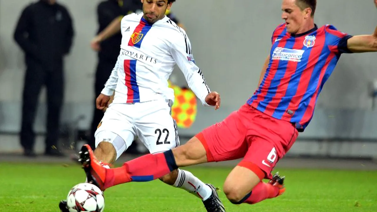 STEAUA a remizat cu BASEL, scor 1-1, în etapa a 3-a din grupele Champions League