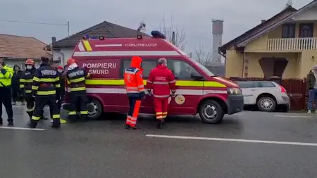 Accident grav pe o șosea din Gorj, soldat cu rănirea unui copil de 4 ani și a patru adulți (VIDEO)
