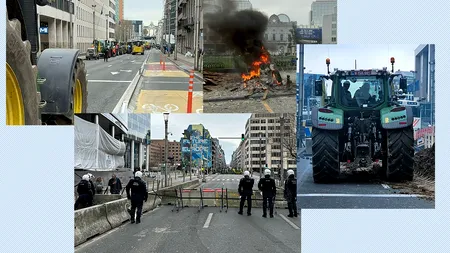 Fermierii belgieni au blocat centrul Bruxellesului. Revendicările protestatarilor