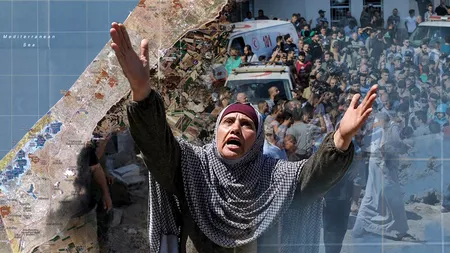 VIDEO | ONU: Armata israeliană (IDF) a avertizat ca 1,1 milioane de locuitori din Gaza să fie evacuați spre sud în 24 de ore