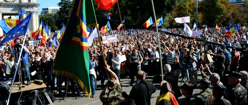 20.000 de oameni au protestat la Chișinău. Manifestanții au îndemnat la nesupunere civică