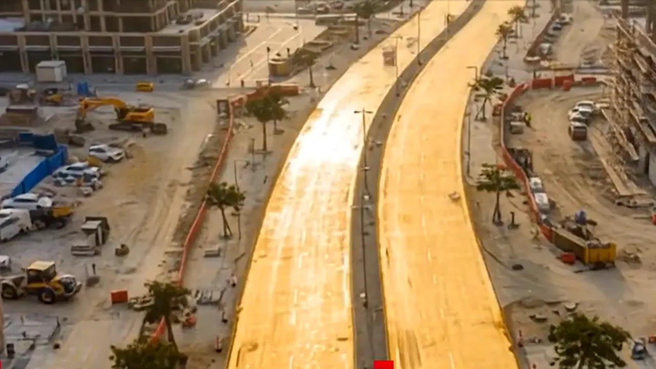 Orașul care va construi prima stradă de aur din lume. Când va fi inaugurat proiectul 