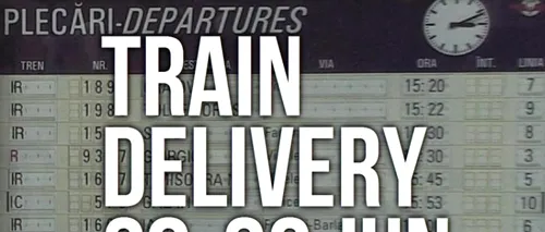 TRAIN DELIVERY, evenimentul care va anima Gara de Nord în acest weekend. Ce surprize îi așteaptă pe călători