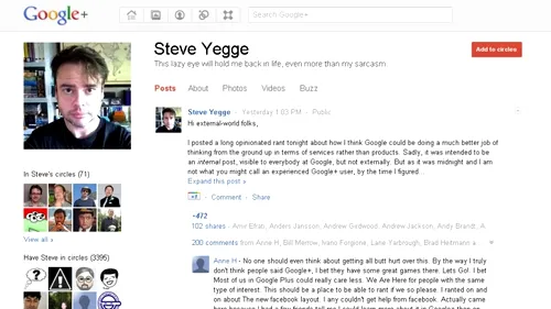 Un angajat Google, despre Google Plus: Este o reacție tardivă și jalnică la Facebook. Ce spune despre Steve Jobs. VIDEO