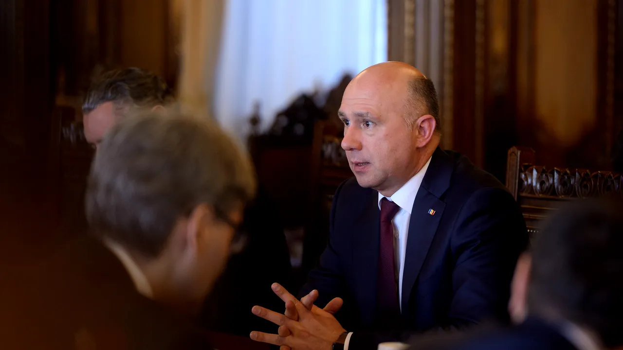 Premierul moldovean Filip a venit la București: „Contăm foarte mult pe sprijinul vostru