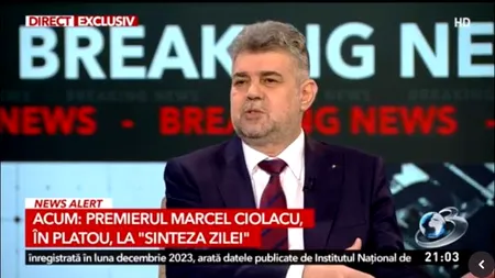 Marcel Ciolacu explică alianța politică: Nu văd cu cine să creionăm altă majoritate/ Cu doamna Șoșoacă? Ne batem joc de țară?