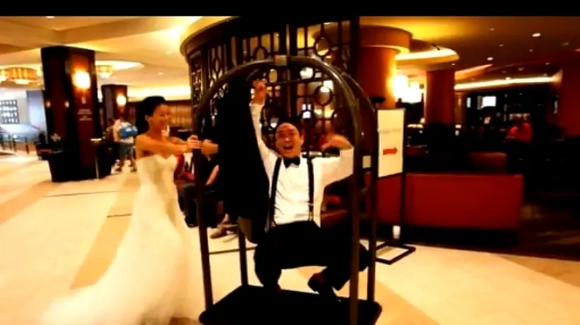 Nunțile anului 2012. Cele mai inedite momente. VIDEO